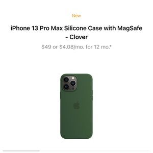 Apple iPhone 13 Pro Max Silicone Case with MagSafe